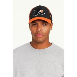 Philadelphia Flyers Fanatics Adjustable Baseball Cap Black & Orange NHL Hat L XL
